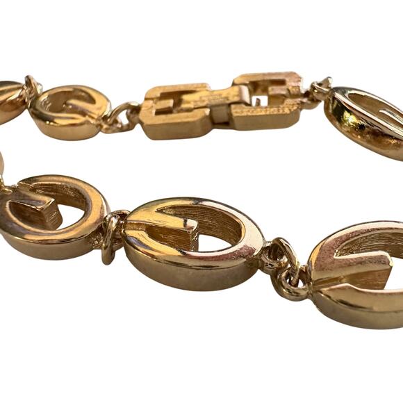 Givenchy G Link Gold Plate Bracelet - Picture 6 of 16